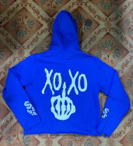 Sweat à capuche zippé 450 g/m² personnalisé, sweat à capuche épais et épais pour homme, sweat à capuche vintage délavé à l'acide pour homme, brodé sur mesure - Product Image 2