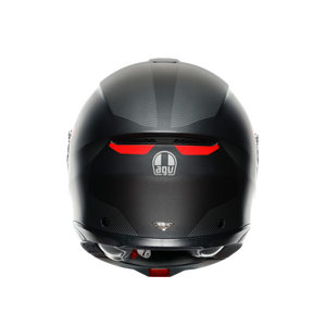 AGV casco modulare Tourmodular frequenza opaco Gunmetal-rosso - Product Image 4
