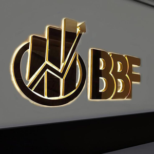 Letras de metal grandes Letrero de negocios Halo Lit Sign Recepción Logo Sign 3D Metal retroiluminado Sign Letras iluminadas Logotipo al aire libre - Product Image 4