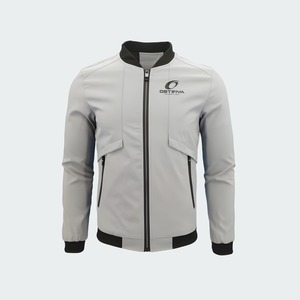 Veste Softshell Homme Respirante Décontractée à Capuche Col Montant Séchage Rapide Coupe-Vent Logo Personnalisé Teinte Unie Nouveau Design 2026 - Product Image 2