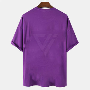 T-shirts en coton à col rond de marque pour hommes, vêtements de créateur, grandes tailles, vente en gros - Product Image 2