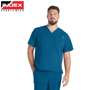 Marca personalizada Hospital Hombres Mujeres Scrub Uniforme de enfermera con cuello en V Uniformes quirúrgicos Jogger Estilo Médico Precio al por mayor Scrub - Product Image 1