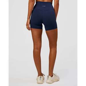 Shorts Fusion para Mujer, Cintura Ultra Alta, 4 Pulgadas, Color Azul Marino - Product Image 4