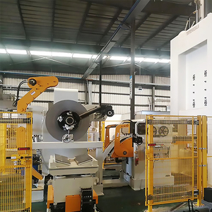 Nhà sản xuất 3 trong 1 decoiler ép <span class=keywords><strong>Feeder</strong></span> tấm mỏng cuộn dây kim loại trung chuyển để bán - Product Image 1