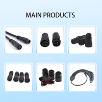Faisceau de câbles de rallonge personnalisé connecteur de câble de moteur étanche à 9 broches pour isolation en caoutchouc de moto de vélo électrique électronique
