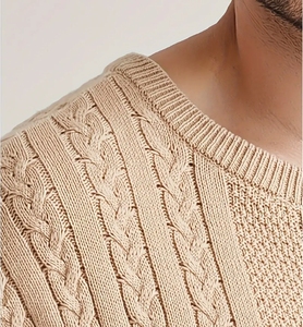 Pull-over pour homme de qualité supérieure à prix raisonnable, 100% coton, anti-rétrécissement, anti-froissement, logo sur le devant, vêtement d'automne - Product Image 4