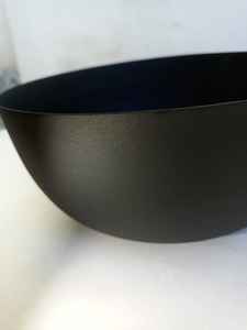 Bol de service en métal décoratif pour hôtel, ustensile de cuisine, dernière arrivée, design personnalisé, forme élégante, bol noir de luxe - Product Image 5