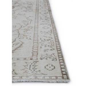 Tapis en laine noué à la main vintage ivoire, style chinois traditionnel Pae-1561, pour salon, couloir, tapis rectangulaire à médaillon pour la maison - Product Image 4