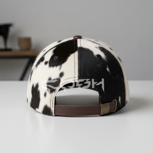 Casquette de baseball en cuir de vachette de qualité supérieure - Product Image 4
