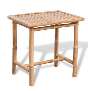 Mesa de comedor pequeña cuadrada de bambú, mesas sostenibles al precio más bajo para hoteles, resorts, restaurantes - Product Image 3