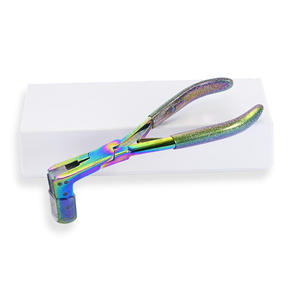 Professional Hair Extension Tools Tap-In Pliers Precision Pressure Seamless Smooth Bonding <b>Tape</b> Pressing Tool Stainless Steel - Product Image 1