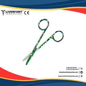Tijeras de puntada quirúrgica de 4,5 "rectas, titanio negro media luna gancho delicado eliminación de sutura tijera Primeros Auxilios instrumentos EMS - Product Image 3