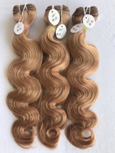 วิกต่อผมมนุษย์สำหรับต่อผมมนุษย์ชุดยาว20 "มัดผมดิบอินเดีย #12สี20" - Product Image 5
