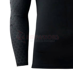 Haute qualité hommes MMA Rash Guard Fitness Wear respirant à manches courtes prix de gros - Product Image 4