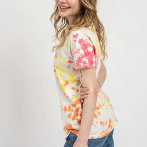 High Quality Custom <b>Plain</b> Regular Fit 100% Cotton Unisex Summer Breathable Lightweight Crew Neck Short Sleeve Diamonds Button - Product Image 5