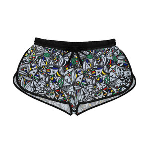 Orisun VI pantaloncini sportivi a vita alta da donna pantaloncini x pantaloncini Cargo in cotone Spandex con Logo personalizzato Hot Pattern AOP - Product Image 2