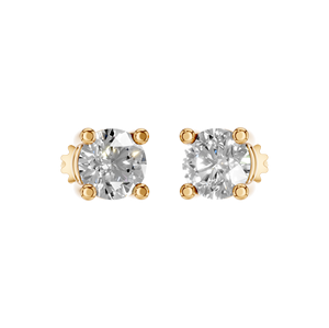 14K Or Massif IGI Certifié Lab Grown Diamond Brilliant Cut Classic Solitaire Boucles D'oreilles Fine Women Wedding Manufacturer - Product Image 5