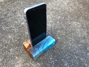 High quality Handmade Epoxy Resin Mobile <b>Phone</b> <b>Holder</b> Stand Decorative <b>Desk</b> Smartphone <b>Holder</b> <b>for</b> Office Home Table Use - Product Image 6
