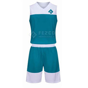Vêtements de basket-ball unis sur mesure pour hommes, uniforme de sport de grande taille, vêtements respirants à bas prix pour la saison estivale - Product Image 1