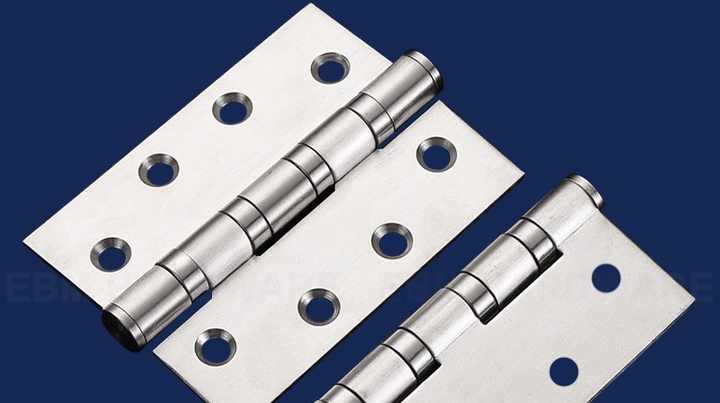 E-Hardware EHSBB43/P Bisagras De Acero De 4 Pulgadas Con Rodamiento De Bolas - Para Puertas Resistentes Al Fuego, Cierre Suave Bisagras Acero Fuego Puerta