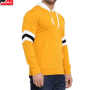 Pull à capuche européen style décontracté pour hommes 100% coton confortable couleur unie nouveauté pour la mode automne hiver - Product Image 1