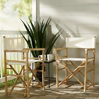 Chaise de réalisateur pliante de qualité supérieure chaise pliable en bambou naturel fabriqué à la main pour pique-nique camping jardin patio