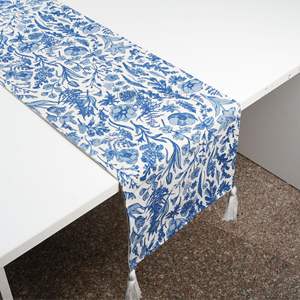 Cotton printed multi colour Boho Dining & Wedding <b>Table</b> <b>runner</b> custom design - Product Image 1