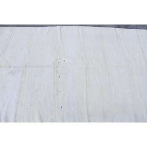 พรมวินเทจขนาด 4.7x11.7 ฟุต, พรมตุรกีขนาดใหญ่, พรมลายพรางสีขาว - Product Image 4