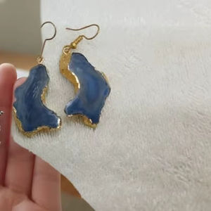 Piedra Druzy de Alta Calidad para Hacer Pendientes, Piedras Naturales Brillantes de la India para Cuentas de Concha, Hueso y Coral - Product Image 4