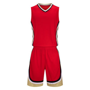 Ensemble de maillots de basket-ball personnalisés pour hommes séchage rapide uniforme respirant imprimé Technics nouveau design maillot de retour grande taille Option - Product Image 4