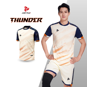 Hot Sale Men's New <b>Fashion</b> Football Wear High Quality Customizable Soccer Jersey Team Uniforms Good Price Thunder JP Tracksuit - Product Image 3