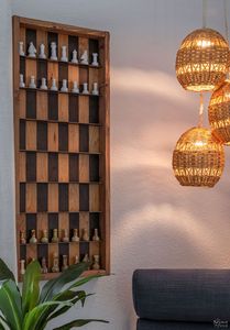 INVITADOS PRÁCTICO LUJO Juego de Ajedrez de madera personalizado al por mayor Juego de Ajedrez de gran tamaño Tablero plegable Tablero de piezas de ajedrez Tablero - Product Image 4