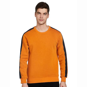 Sweat-shirt à capuche pour homme en coton 100% de qualité supérieure, taille personnalisée en gros, col rond côtelé, sweat-shirt à capuche court pour homme - Product Image 5