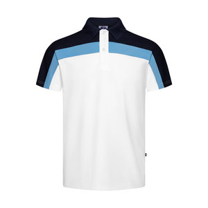 เสื้อโปโลผ้าฝ้าย100% สำหรับผู้ชายเสื้อโปโลผ้าคอตตอนปักโลโก้สำหรับผู้ชายผ้าโพลีเอสเตอร์ - Product Image 1