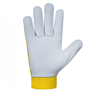 ถุงมือประกอบโลโก้สำหรับผู้ชายถุงมือหนังวัวถุงมือทำงาน - Product Image 4