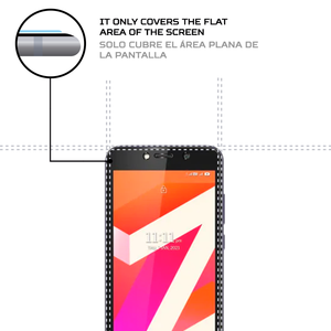 อุปกรณ์ป้องกันหน้าจอป้องกันการกระแทกสำหรับมือถือ Z1s ลาวาอุปกรณ์เสริมมือถือระดับพรีเมียม - Product Image 4