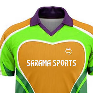 El mejor equipo de Cricket barato 100% poliéster logotipo personalizado completo sublimado de secado rápido deportes Jersey Polos - Product Image 5