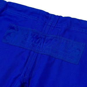 Kimono de BJJ Azul para Competición Tonal 2026, Karate, Alta Calidad, 100 Gramos, 100% Algodón, Colores Personalizados, Logotipo Frontal Elástico - Product Image 6