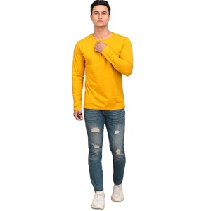 <b>Mens</b> Slim Fit <b>Long</b> <b>Sleeve</b> <b>Henley</b> T-Shirt 100% Cotton Casual Streetwear Style <b>Mens</b> T Shirt for Daily Wear Custom Logo Available - Product Image 3