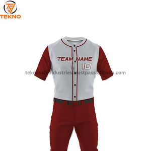 2025 Venta caliente Uniformes de béisbol en blanco Personalizado Impreso Su Logotipo de equipo y número Ropa deportiva para hombres y mujeres Servicio OEM - Product Image 3