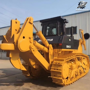 Bulldozer sur chenilles super lourd SHANTUI SD42-3 d'occasion à prix abordable, certifié CE, 42 tonnes, avec ripper à triple lame - Product Image 2