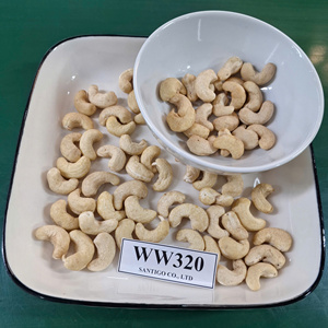 ถั่วเม็ดมะม่วงหิมพานต์จาก W320เคอร์เนล Kaju badam santigo เม็ดมะม่วงหิมพานต์จากเวียดนาม W320ใช้เวลาในการขายสั้น - Product Image 1