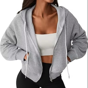 Sudadera con Capucha de Algodón Suave con Cierre, Sudadera Informal con Cierre para Mujer, Sudadera Urbana con Cierre, Sudadera Clásica con Cierre, Sudadera con Estilo Urbano con Cierre - Product Image 1