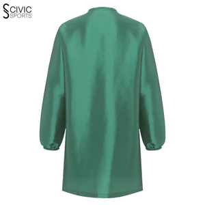 Vente en gros Tablier de coiffeur pour femmes hommes Vestes de salon en laine respirante pour barbiers Salons de beauté avec coton - Product Image 2