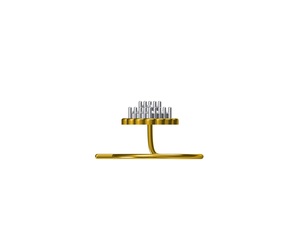 Distinctive Heritage 14K Gold Nose Pin Luxe Cultural Masterpiece para bodas B2B Rapid Expansive Market Reach - Product Image 2