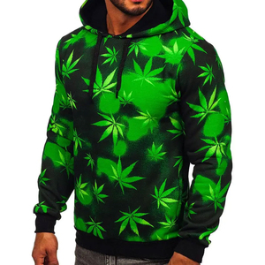 Nueva moda para hombre, Sudadera con capucha por sublimación, bloque de Color, sudaderas con capucha sublimadas 3D con estilo, tela de poliéster - Product Image 6
