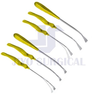 Vente chaude Endo Front Scalp Lift Ascenseur Endo Brow Dissecteur En Acier Inoxydable Fabriqué avec Poignée Dorée - Product Image 6