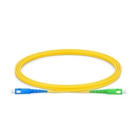 Kabel Jumper SC APC/SC UPC Mode tunggal, kabel Jumper kabel Patch serat optik Simplex G652D untuk FTTH