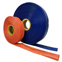 Tuyau plat en PVC haute résistance pour irrigation, flexible, haute pression, 2, 3, 4 et 6 pouces, vente en gros