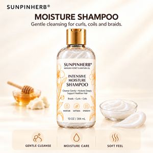 Sunpinherb แชมพูให้ความชุ่มชื้นน้ำมัน Manuka น้ำผึ้งและ mafura 384มล. สำหรับผมหยิกแห้ง - Product Image 2